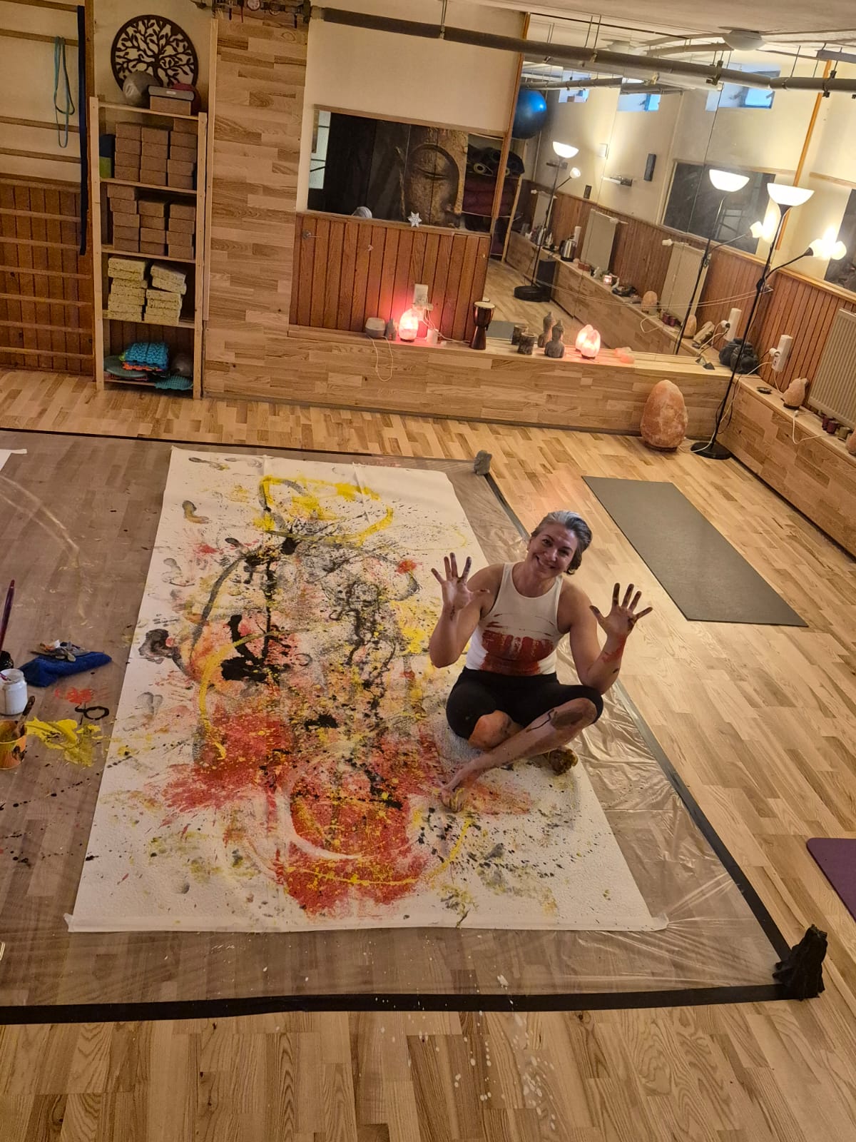 Voucher for closed  Movement & Art workshop with art therapy elements  (integrating life happiness and awakening of creativity and our inner child) valid for 1 person, 8.3. at 13:00, at Movement LAB Bratislava